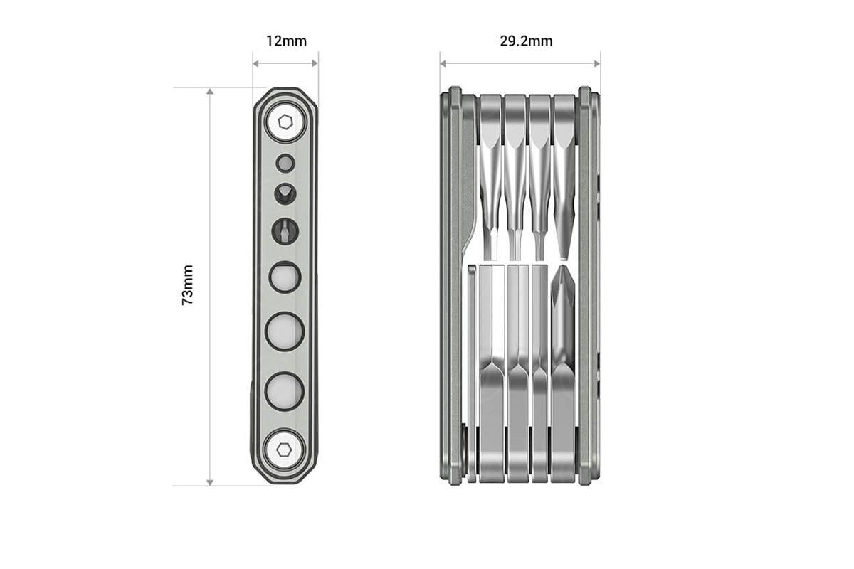 SmallRig Universal 9-in-1 Folding Multi-Tool Kit for Videographers (TC2713)