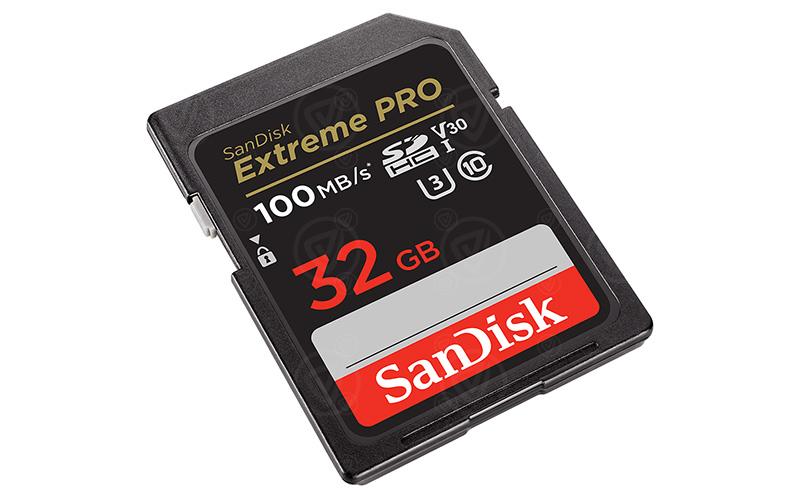 SanDisk Extreme PRO SDHC/SDXC V30 UHS-I - 32 GB