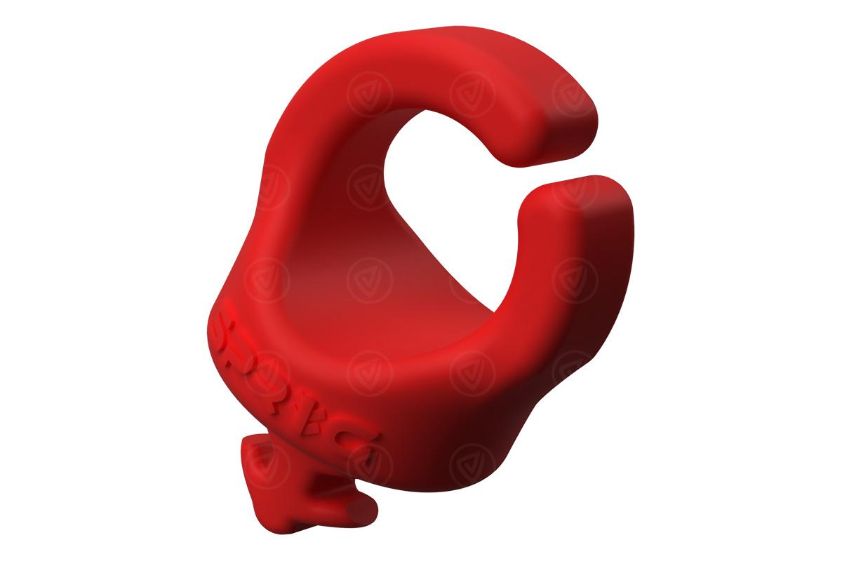 Sprig 3/8”-16 flexible Kabelhalterung mit 13,5 mm Öffnung, 3 Stück (Rot)