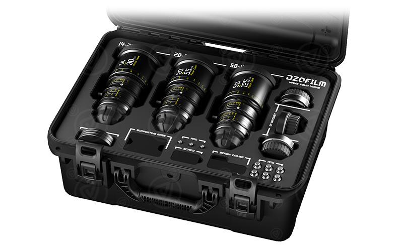 DZOFILM Pictor Zoom 3-Lens Kit (14-30/20-55/50-125) Black - PL/EF