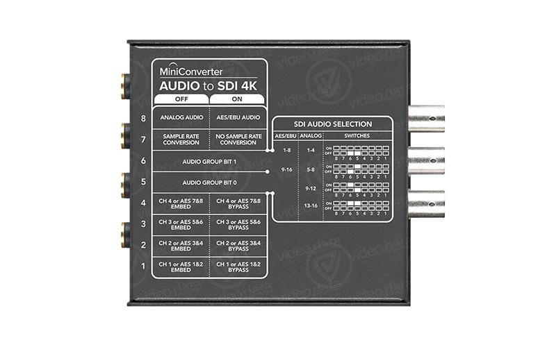 Blackmagic Minikonverter Audio zu SDI 4K