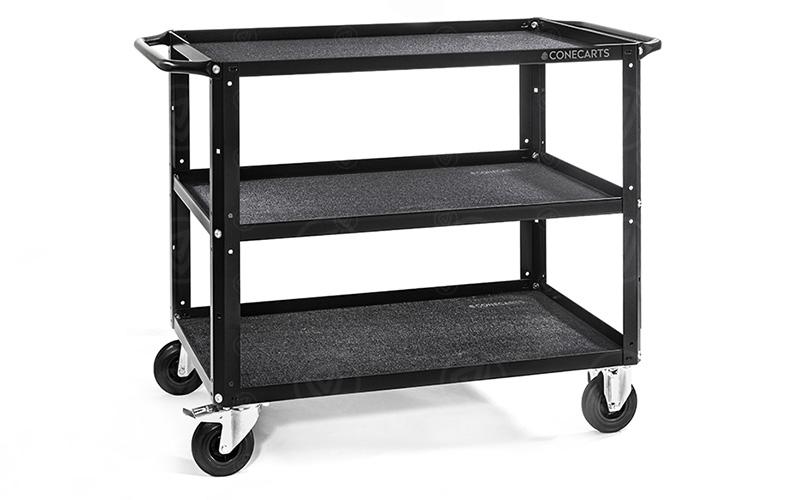 Conecarts Large - With Black Fabric Mat, 3 shelves