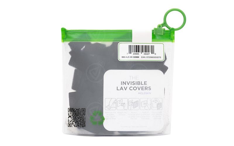 Bubblebee Invisible Lav Covers Big Bag - Moleskin schwarz