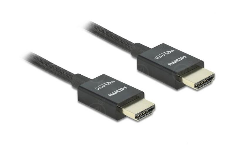 Delock koaxiales 8K Ultra High Speed HDMI Kabel (2.1), 2 m