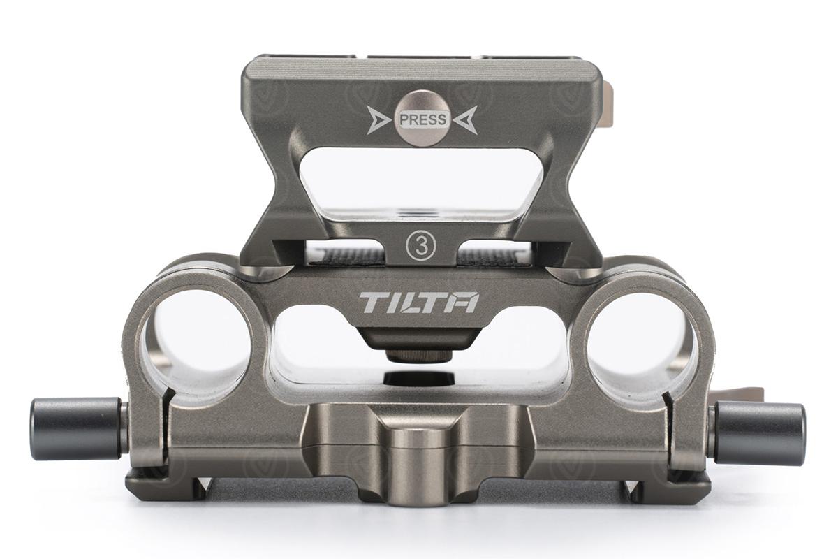 Tilta Modular 15mm LWS Baseplate Type III - Titanium Gray (TA-MBP3-B)