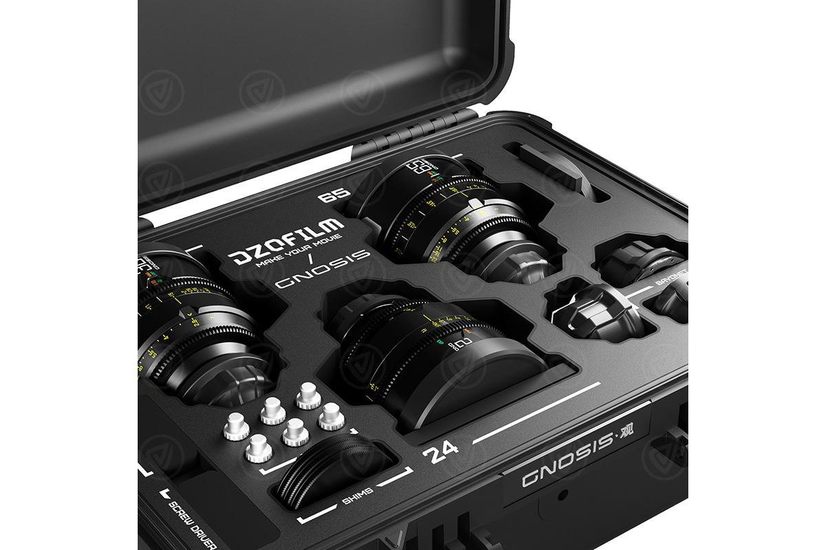 DZOFILM Gnosis 3-Lens Kit (Macro 24/32/65 T2.8) - LPL/PL/EF