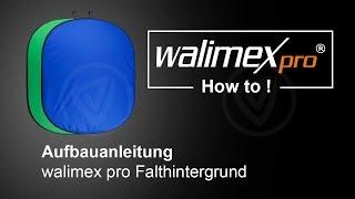 Walimex Pro Falthintergrund schwarz (150 x 200 cm)