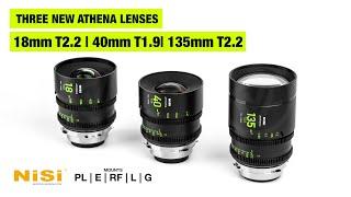 NiSi Athena 135 mm T2.2 - E-Mount (No Drop-In Filter)