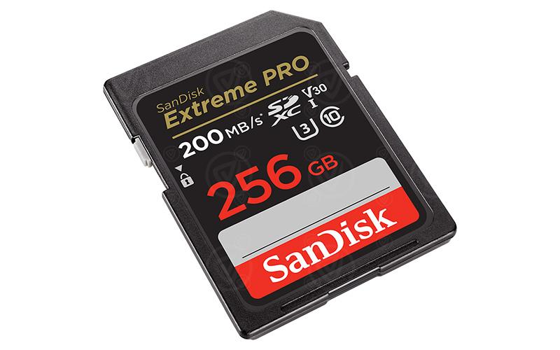 SanDisk Extreme PRO SDHC/SDXC V30 UHS-I - 256 GB