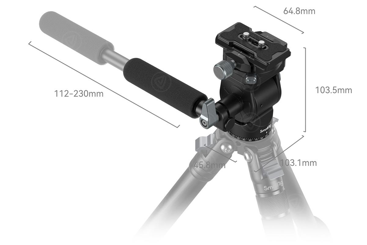 SmallRig Video Head Mount Plate for Vertical Shooting 4104