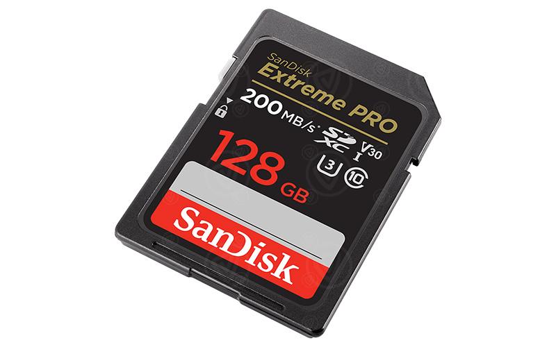 SanDisk Extreme PRO SDHC/SDXC V30 UHS-I - 128 GB