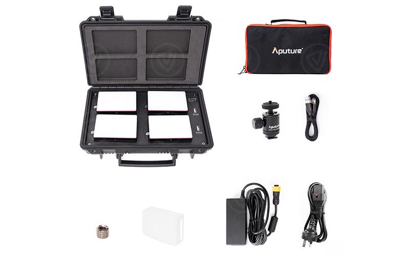 Aputure MC 4-Light Travel Kit