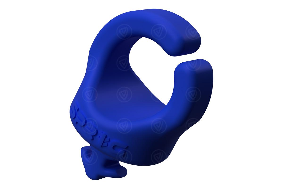 Sprig 3/8”-16 flexible Kabelhalterung mit 13,5 mm Öffnung, 3 Stück (Blau)