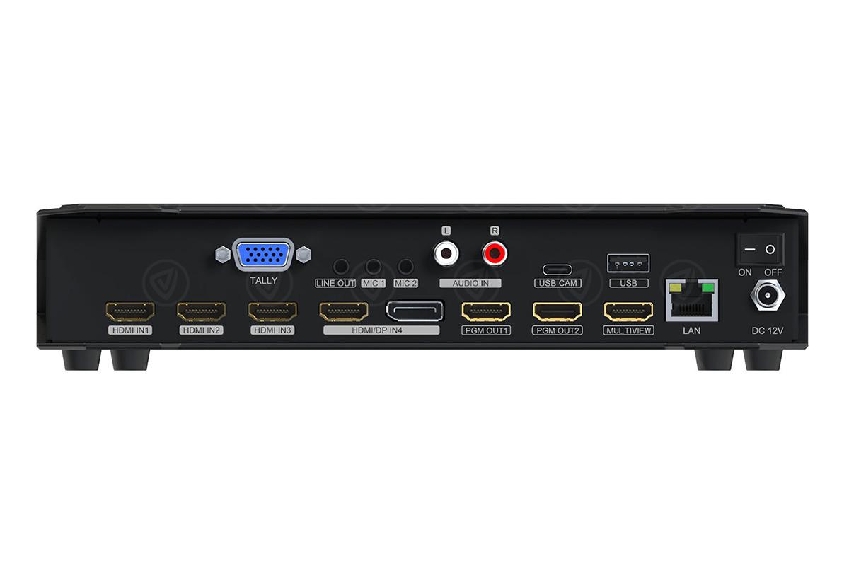 AVMATRIX 4-CH HDMI Multi-Format Streaming Video Switcher with Recording (HVS0401E)