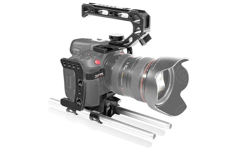 Shape Canon EOS R5C, R5, R6 Camera Cage with 15mm LWS Rod System