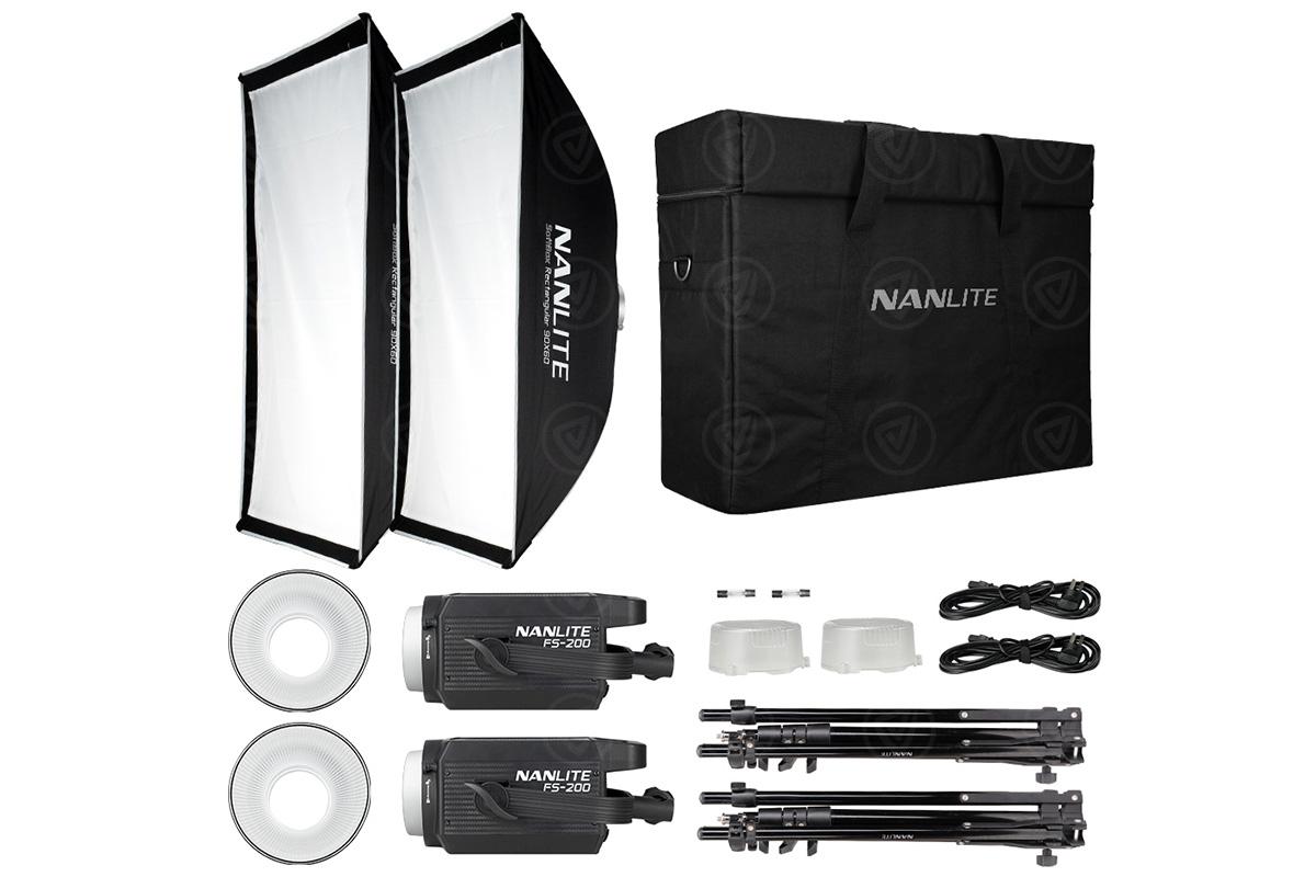 NANLITE LED-Studioleuchte FS-200 2Kit