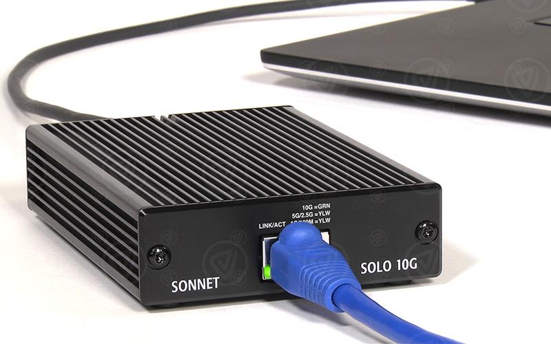 Sonnet Solo 10G Thunderbolt 3 to 10Gb Base-T Ethernet Adapter
