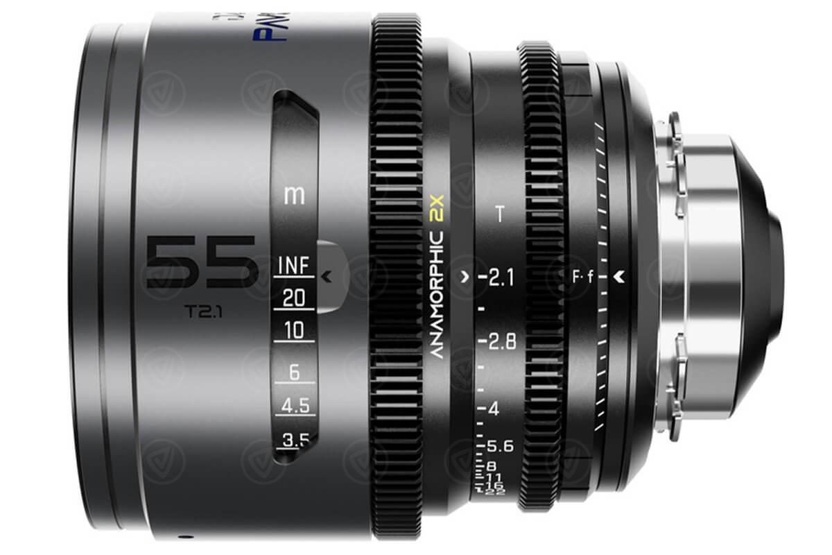 DZOFILM Pavo 2x Anamorphic 6-Lens Kit (28/32/40/55/75/100mm T2.1) Blue Coating - PL/EF
