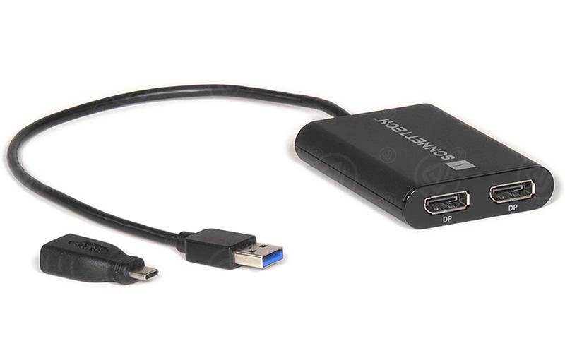 Sonnet DisplayLink Dual DisplayPort Adapter for M1 Macs
