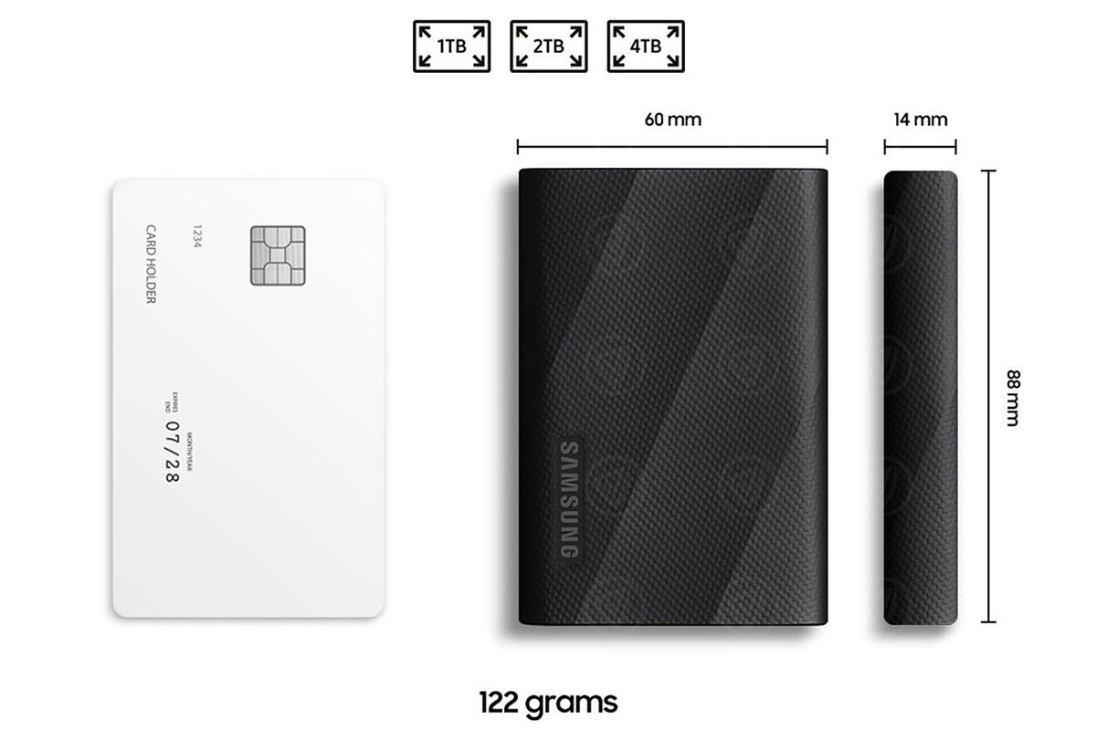 Samsung Portable SSD T9 USB-C 1 TB - Schwarz