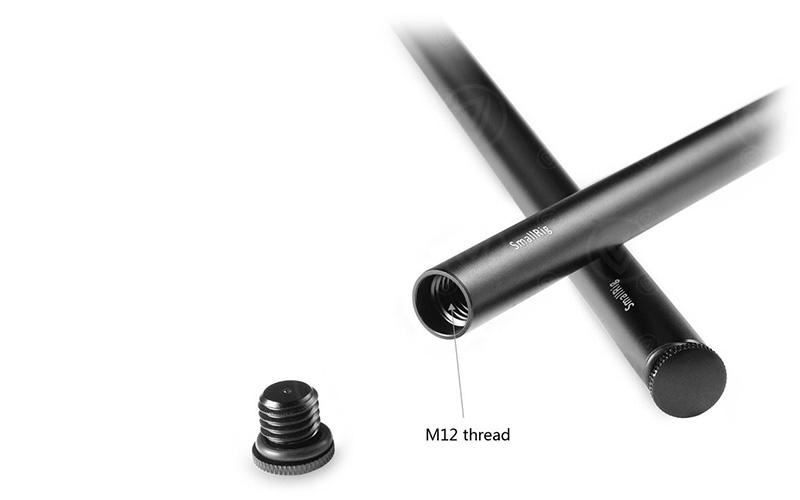 SmallRig 15 mm Aluminium Rod - M12 - 40 cm (2pcs) (1054)