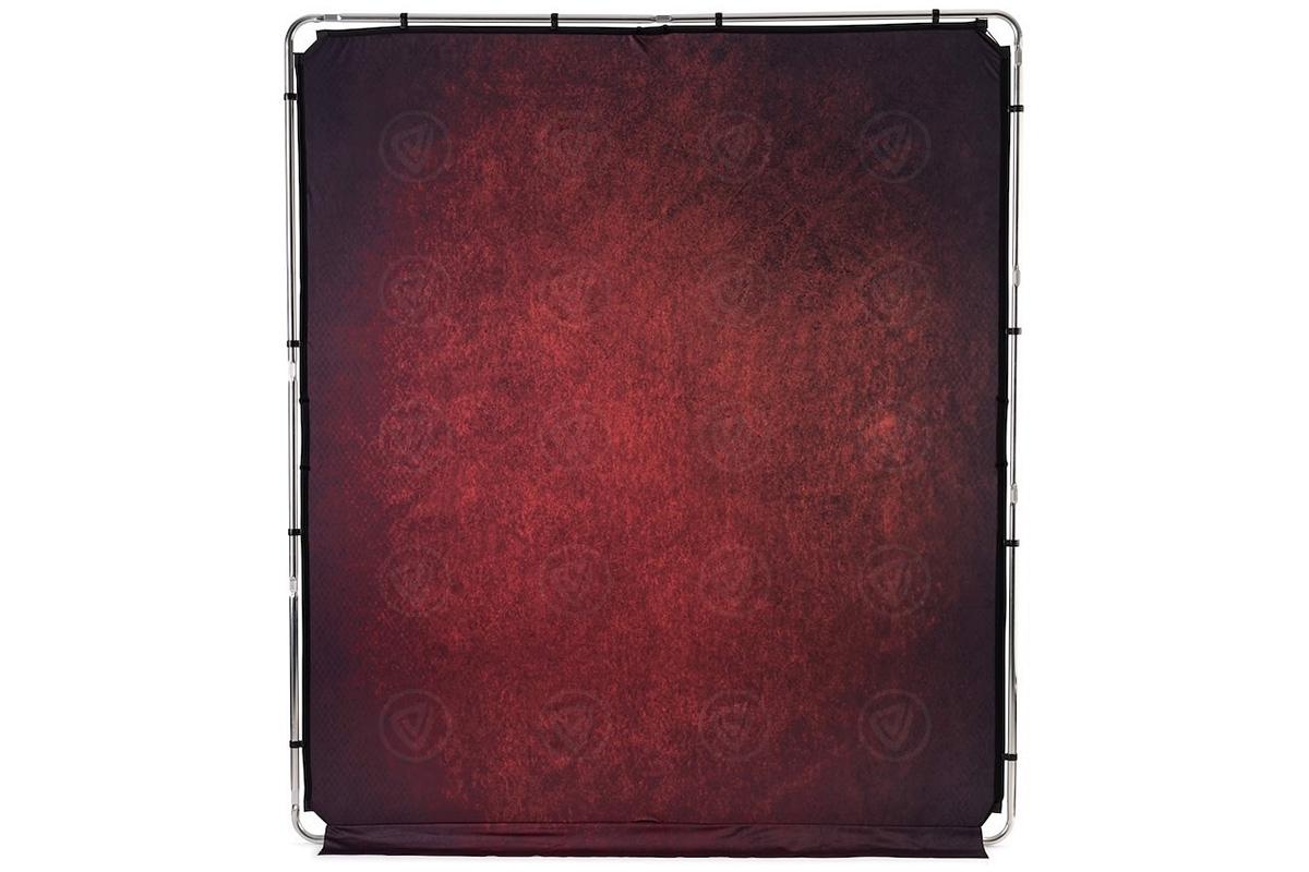 Manfrotto EzyFrame Vintage Hintergrundbespannung, 2 x 2,3 m Crimson