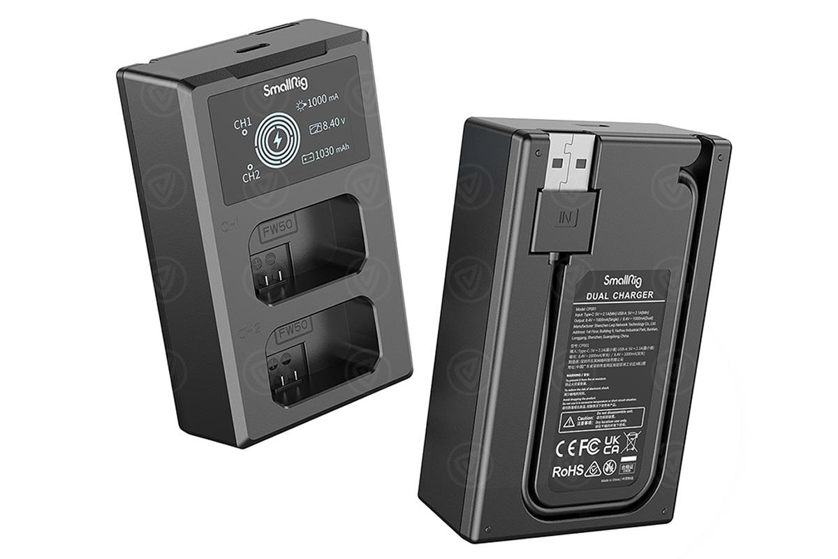 SmallRig NP-FW50 Camera Battery and Charger Kit (3818)