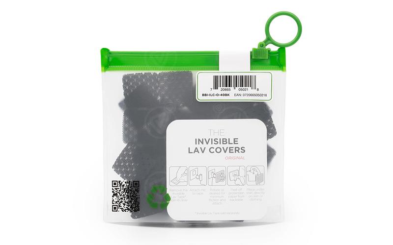 Bubblebee Invisible Lav Covers Big Bag - Original schwarz